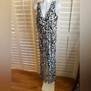 Vince Camuto Black and White Jumpsuit
